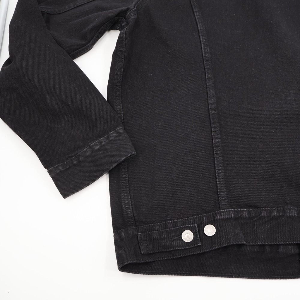 Levis Trucker Jacket Mens XL Black Denim Button Up 72334-3485 Classic Coat - Picture 11 of 14